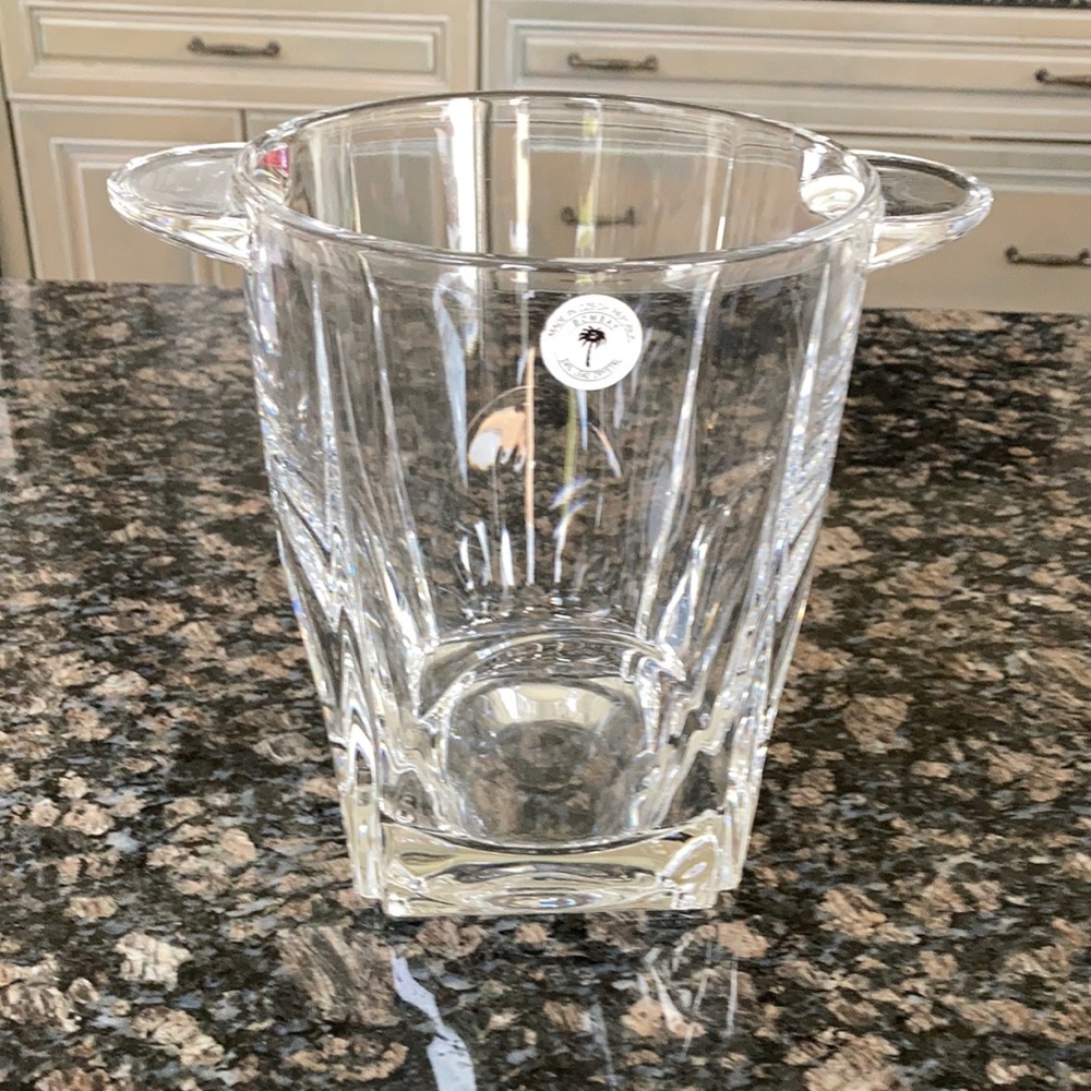 Bombay Clear Glass Ice Bucket